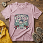 Saltwater Runs in My Blood Tee — Patriotic Sea Turtle Graphic T-Shirt