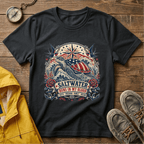 Sea Turtle Saltwater T-Shirt — "Saltwater Runs in My Blood" Coastal Tee