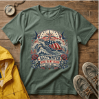 Sea Turtle Saltwater T-Shirt — "Saltwater Runs in My Blood" Coastal Tee