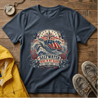 Sea Turtle Saltwater T-Shirt — "Saltwater Runs in My Blood" Coastal Tee