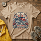 Sea Turtle Saltwater T-Shirt — "Saltwater Runs in My Blood" Coastal Tee