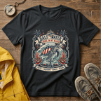 Saltwater Runs In My Blood T-Shirt — Nautical Turtle Vintage Beach Tee