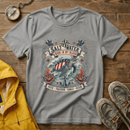 Saltwater Runs In My Blood T-Shirt — Nautical Turtle Vintage Beach Tee