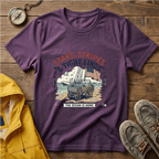 Stars, Stripes & Tight Lines Fishing T-Shirt — Patriotic Ocean Angler Tee