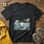 The Ocean Raised Me, America Made Me T-Shirt – Patriotic Coastal Crew Tee