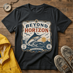 Beyond the Horizon T-Shirt — Vintage Nautical Marlin Graphic Tee
