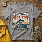 Beyond the Horizon T-Shirt — Vintage Nautical Marlin Graphic Tee