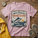 Beyond the Horizon T-Shirt — Vintage Nautical Marlin Graphic Tee