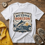 Beyond the Horizon T-Shirt — Vintage Nautical Marlin Graphic Tee