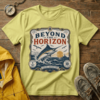 Beyond the Horizon T-Shirt — Vintage Nautical Marlin Graphic Tee