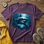 Shark Graphic T-Shirt — Ocean Predator Illustration Tee