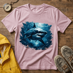 Shark Graphic T-Shirt — Ocean Predator Illustration Tee