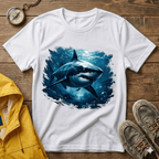 Shark Graphic T-Shirt — Ocean Predator Illustration Tee