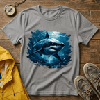 Shark Graphic T-Shirt — Ocean Predator Illustration Tee