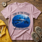 Time of the Titans Shark Tee — Isla Guadalupe Ocean Wildlife Shirt