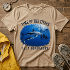 Time of the Titans Shark Tee — Isla Guadalupe Ocean Wildlife Shirt
