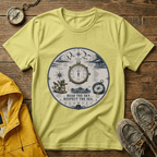 Nautical Compass T-Shirt — “Read the Sky, Respect the Sea” Vintage Maritime Tee