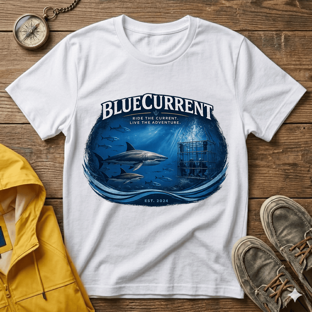 Shark T-Shirt — Majestic Great White Ocean Graphic Tee