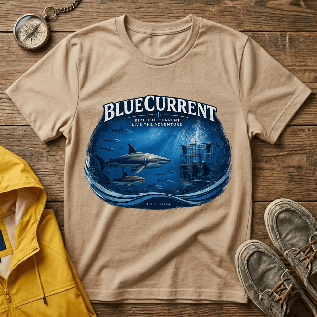 Shark T-Shirt — Majestic Great White Ocean Graphic Tee