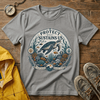 T-Shirt — "Protect What Sustains Us" Sea Turtle Conservation Tee