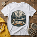 Built for Salt & Wind Compass Tee — Coastal Adventure T-Shirt