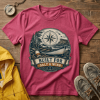 Built for Salt & Wind Compass Tee — Coastal Adventure T-Shirt