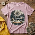 Built for Salt & Wind Compass Tee — Coastal Adventure T-Shirt