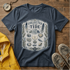 Collected by the Tide T-Shirt — Beachcomber Shell & Sea Glass Graphic Tee