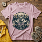 T-Shirt — "Built By Wind & Water" Vintage Outdoor Canoe Graphic