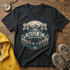 T-Shirt — "Built By Wind & Water" Vintage Outdoor Canoe Graphic