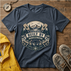 T-Shirt — "Built By Wind & Water" Vintage Outdoor Canoe Graphic