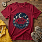 Moon Tide T‑Shirt — Guided by the Moon Nautical Celestial Graphic Tee