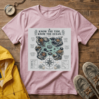 T-Shirt — "Know the Tide, Know the Ocean" Nautical Map Tee