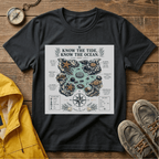 T-Shirt — "Know the Tide, Know the Ocean" Nautical Map Tee