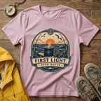 T-Shirt — "First Light Open Water" Sunrise Ocean Graphic Tee