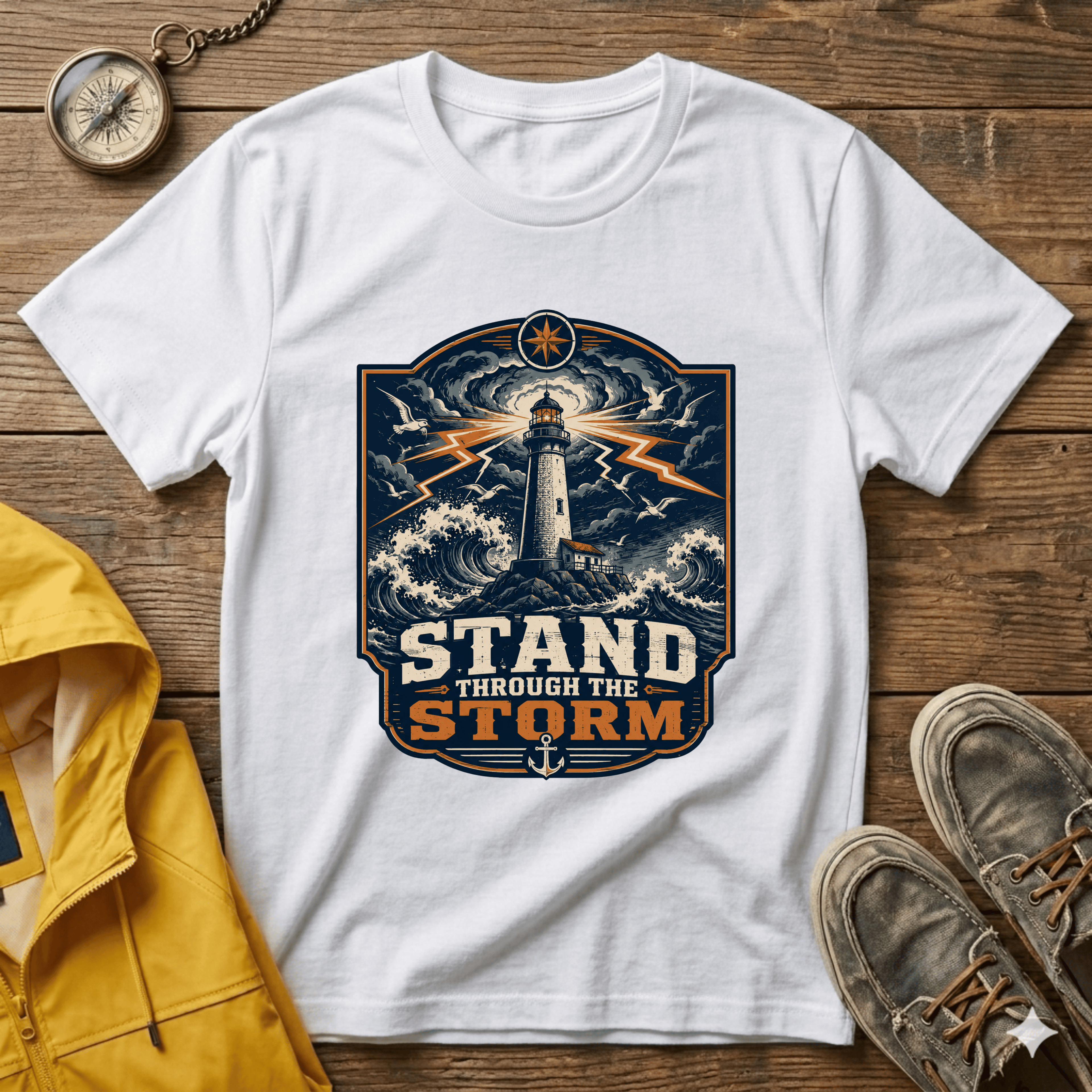 Lighthouse 'Stand Through the Storm' T-Shirt