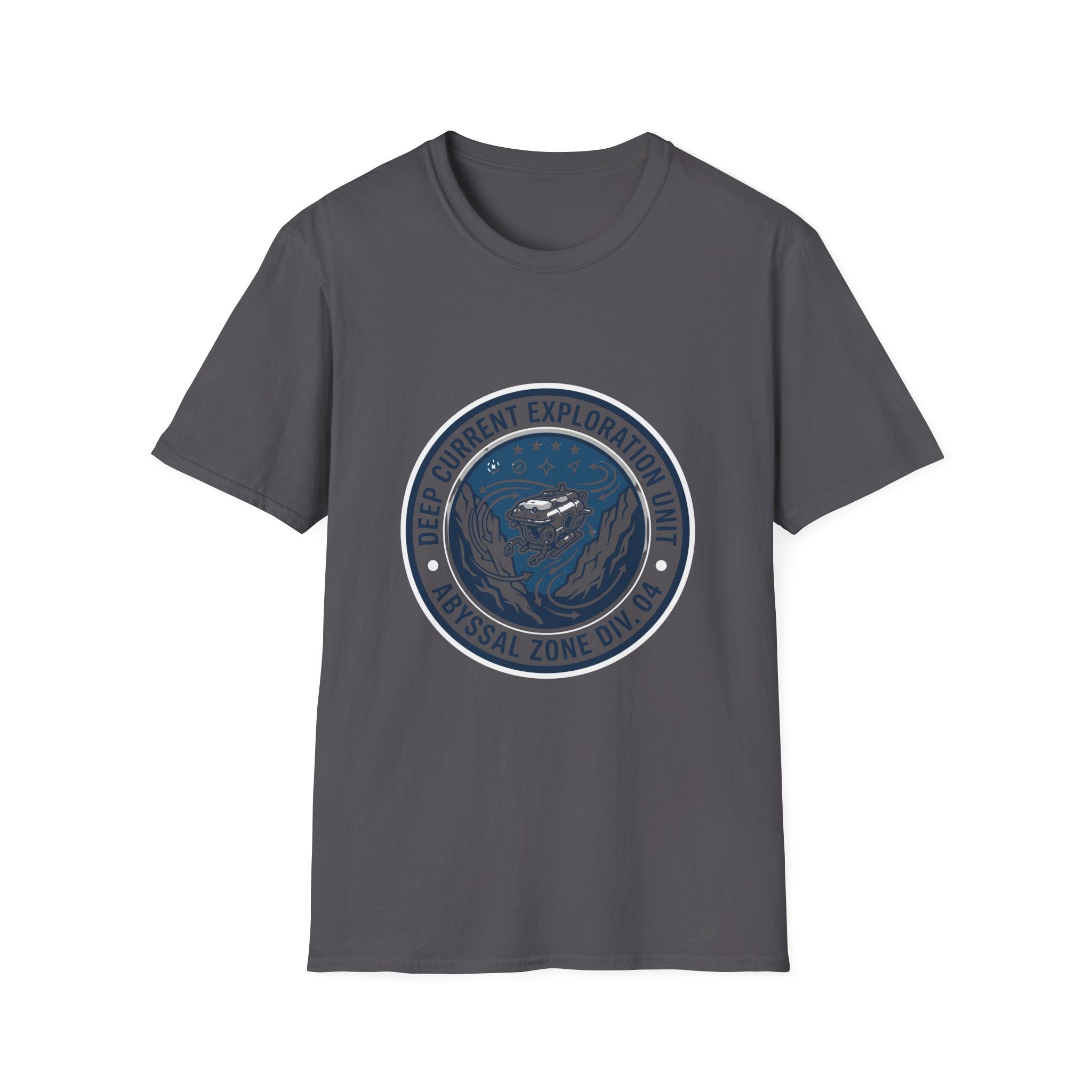 T-Shirt — Deep Current Exploration Unit 'Abyssal Zone' Ocean Patch Tee