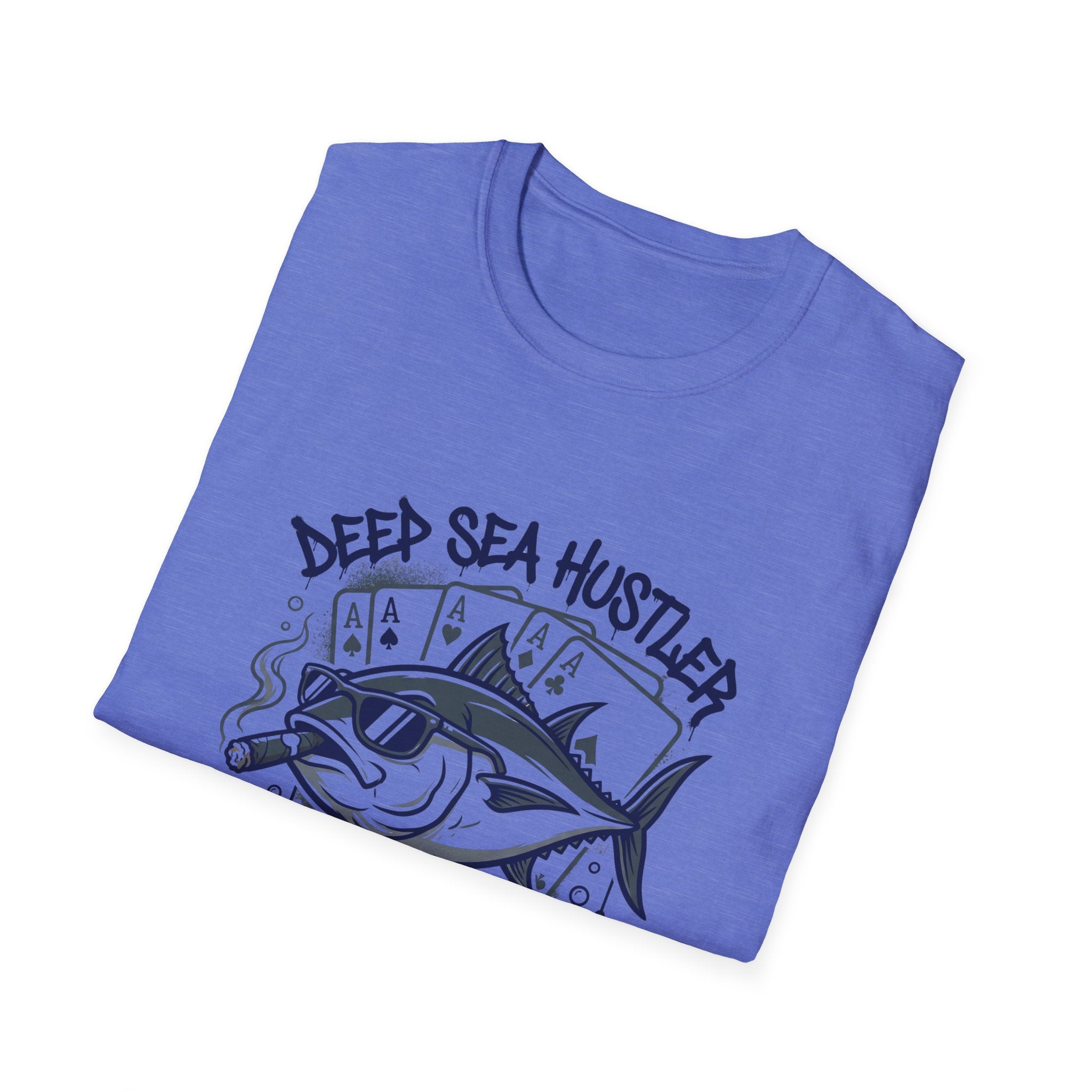 T-shirt Deep Sea Hustler – T-shirt de pêche "Sink Hooks, Stack Aces"
