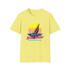 Sailboat Sunset T-Shirt — "Wild Water Racing Club" Retro Nautical Tee
