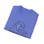 Surf Culture T-Shirt – Minimal Wave Graphic Tee