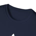 Shark Family Graphic T-Shirt — Vertical White Sharks Design