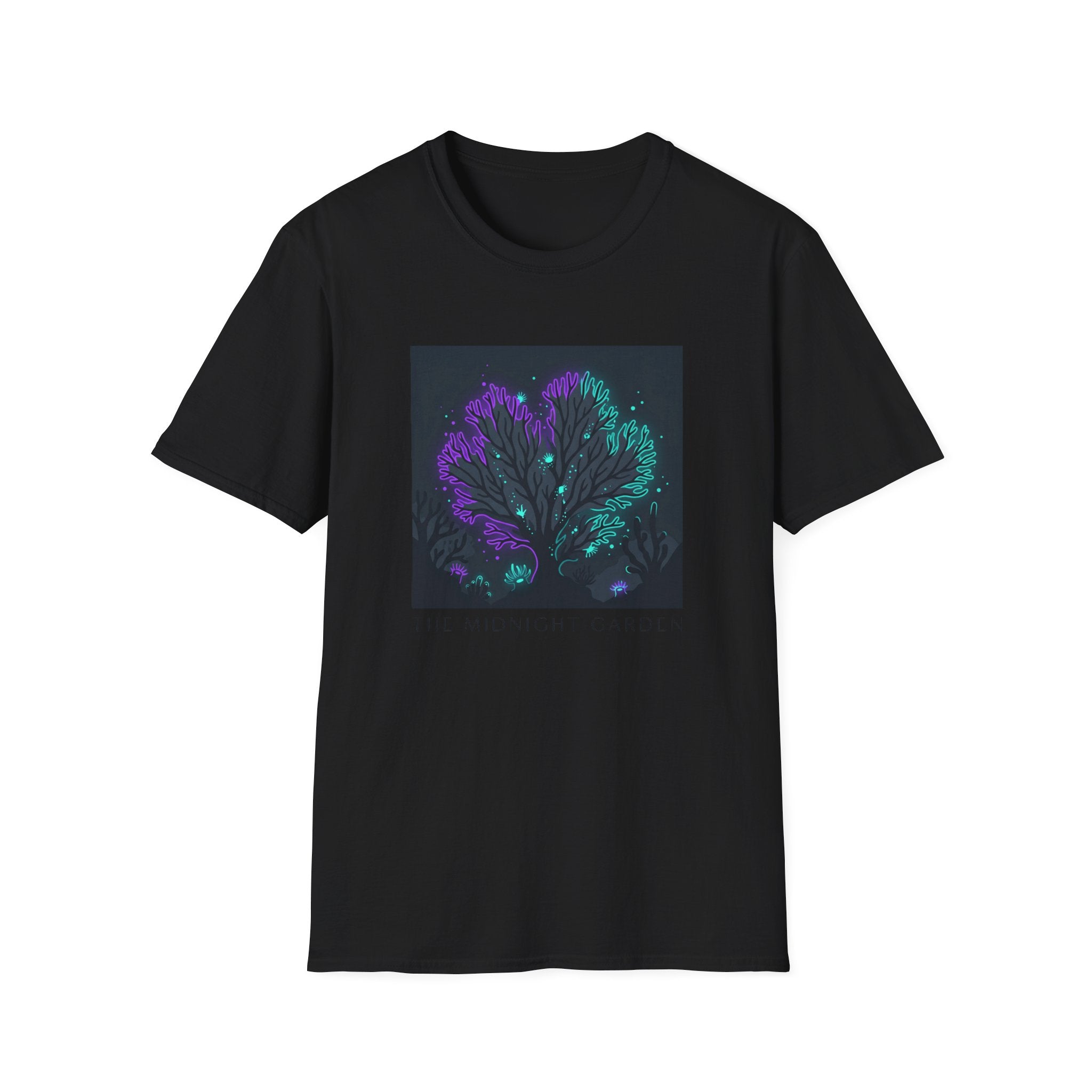 Moonlight Ginkgo T-Shirt — Night Garden Floral Tee