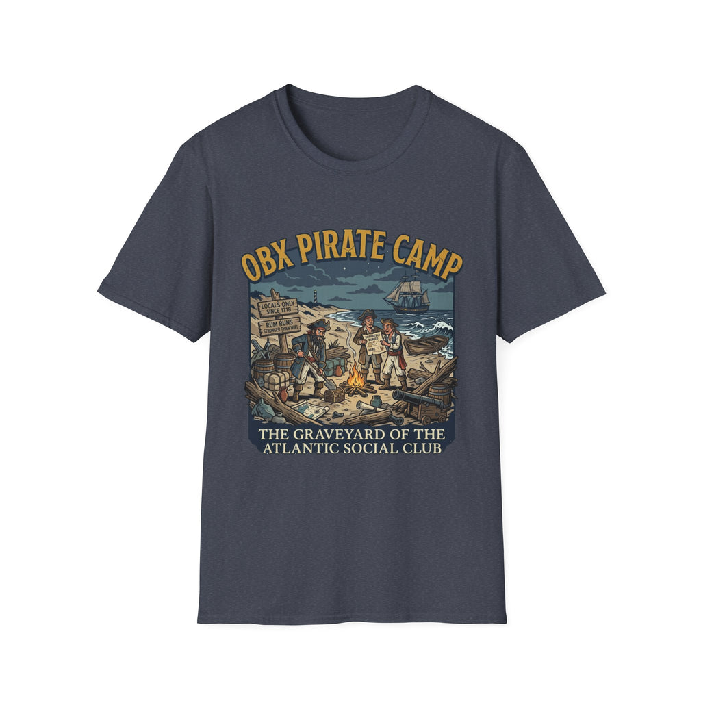 OBX Pirate Camp T-Shirt — Coastal Pirate Adventure Tee