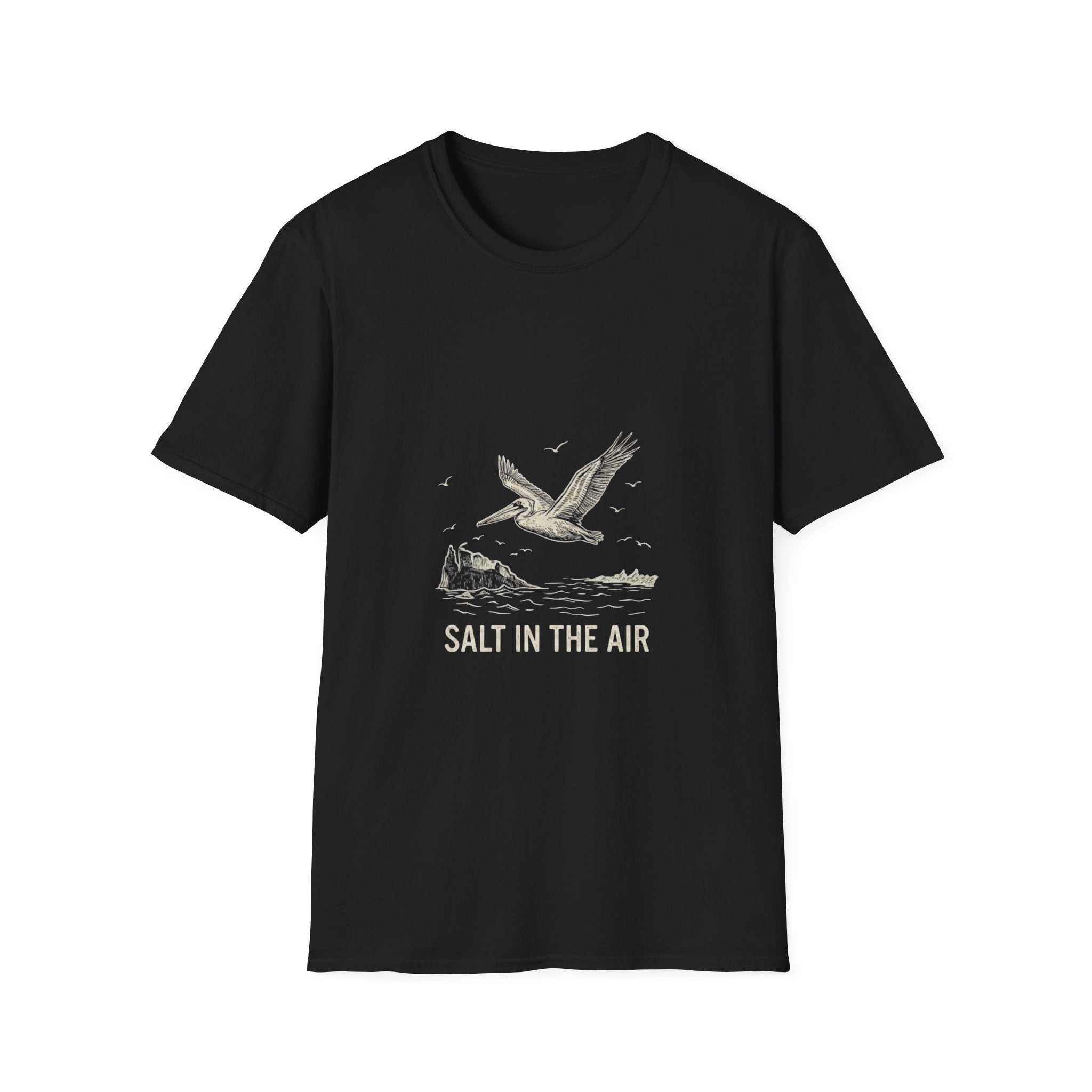 Salt in the Air Seagull Beach T-Shirt