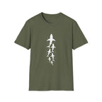 Shark Family Graphic T-Shirt — Vertical White Sharks Design