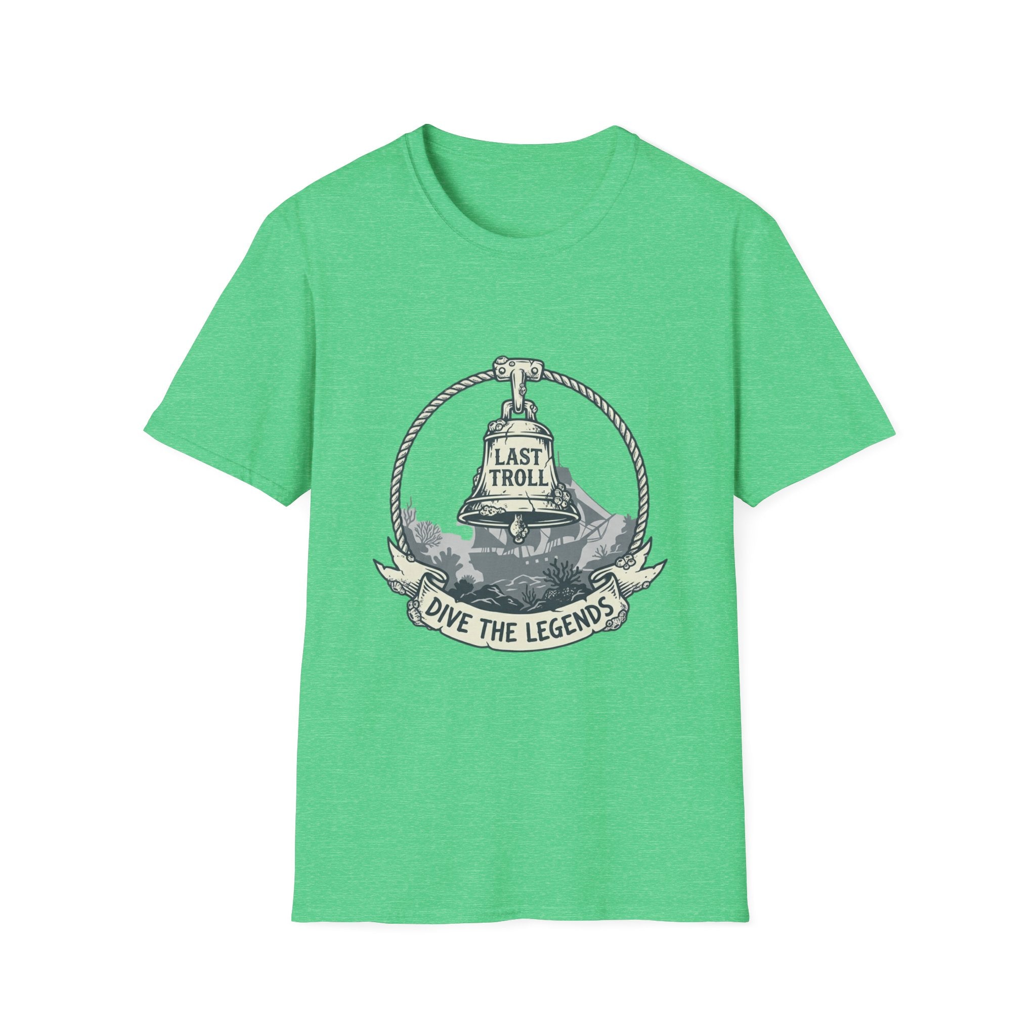 T-Shirt — 'Last Troll' Nautical Dive Badge Tee (Dive the Legends)