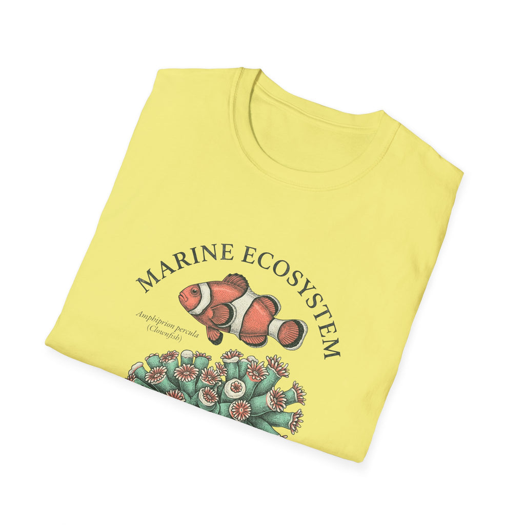 Marine Ecosystem Clownfish & Coral T-Shirt