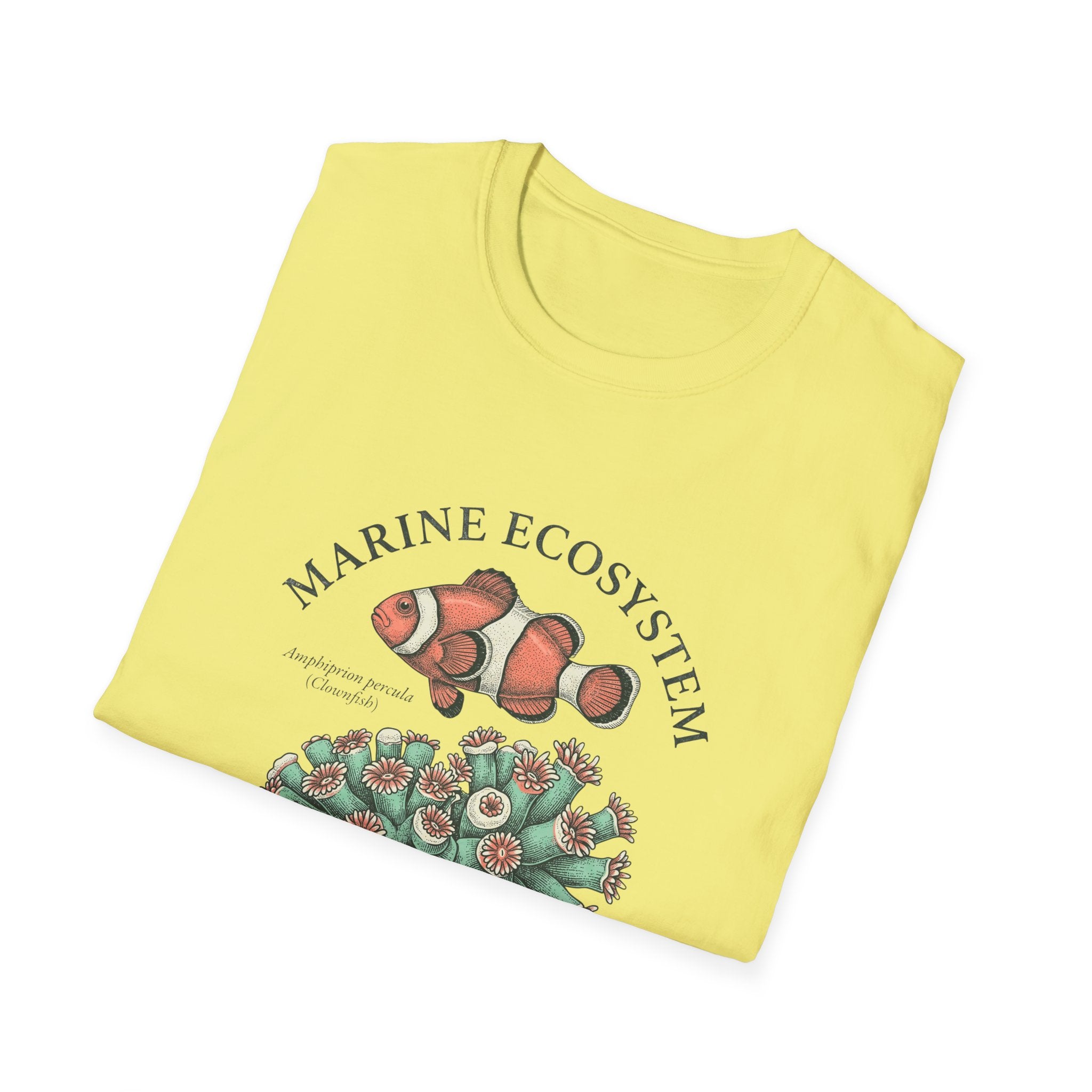 Marine Ecosystem Clownfish & Coral T-Shirt