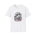 Shark "Wild Current" Graphic T-Shirt — Nautical Fishing Crew Tee
