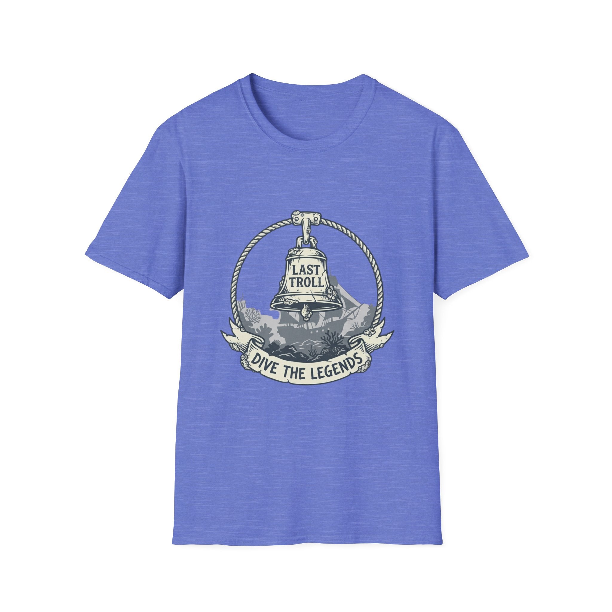 T-Shirt — 'Last Troll' Nautical Dive Badge Tee (Dive the Legends)